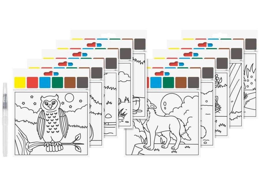 Omalovánky Heyda Lesní zvířátka - ilustrace